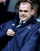 Danny Murphy had to watch this one from the stands, but looked happy with his new team-mates performance