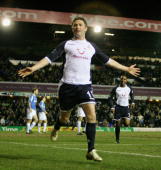 Robbie Keane celebrates Spurs second goal, which sealed the points for Spurs and put them back into fourth place