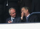  The beleagued England manager was at White Hart lane today