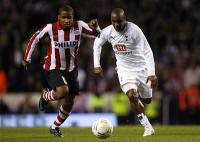 Gilberto made his debut tonight, but sadly gifted PSV their goal