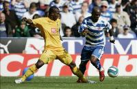Spurs left back Gilberto had his best game for the club yesterday