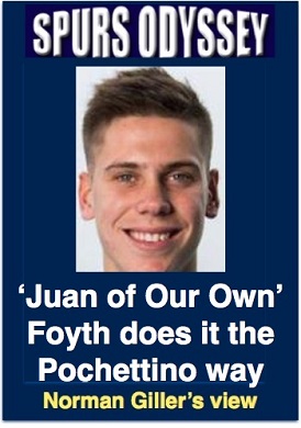 Juan of our own Foyth does it the Pochettino way
