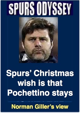 Spurs' Christmas wish is that Pochettino stays