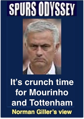 It's crunch time for Mourinho and Tottenham