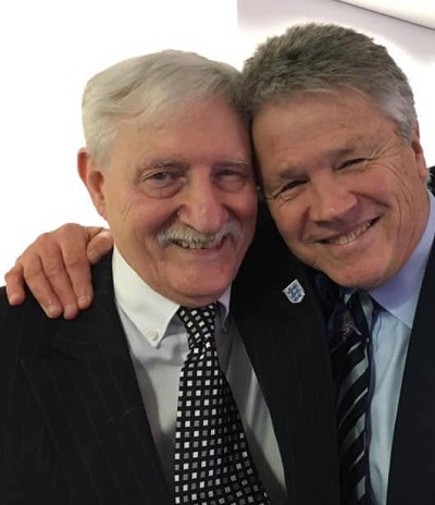 Steve Perryman with Norman Giller