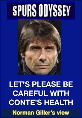Let's please be careful with Conte's health