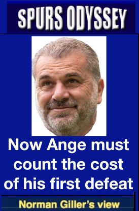 Now Ange must count the cost of his first defeat