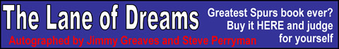 Don't forget to mention Spurs Odyssey when you buy your copy of The Lane of Dreams!