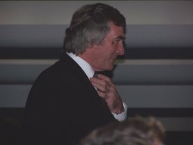 Spurs Legend Pat Jennings makes his entrance at his Induction into the Spurs Hall of Fame on October 21st 2004
