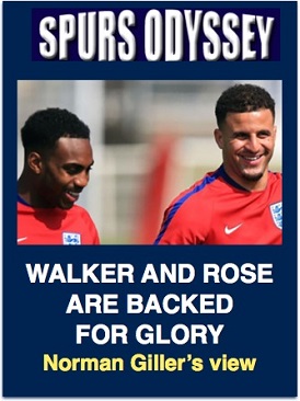 Danny Rose and Kyle Walker on England duty