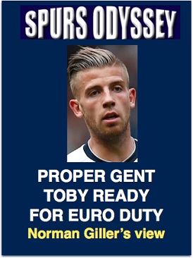 Proper Gent Toby ready for Euro Duty