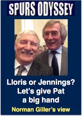 Lloris or Jennings? Let's give Pat a big hand