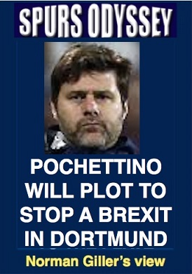 Pochettino will plot to stop a Brexit in Dortmund