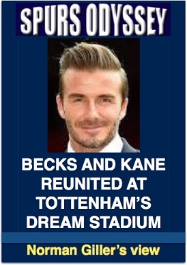 Becks and Kane reunited at Tottenham's Dream Stadium