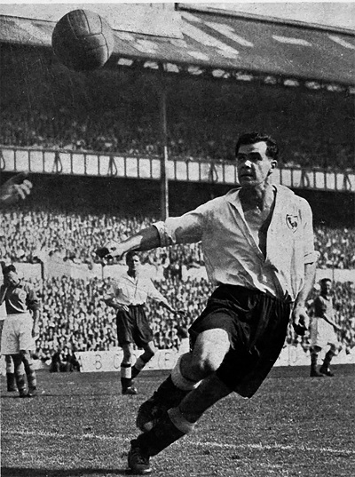 Scanned from my scrapbook, the Duke in action at The Lane