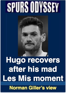 Hugo recovers after his mad Les Mis moment