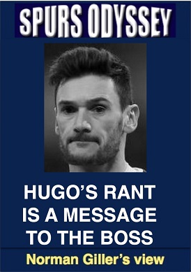 Hugo's rant is a message to the boss