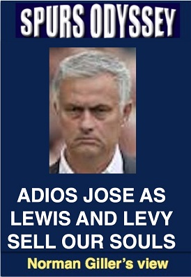 Adios Jose as Lewis and Levy sell our souls