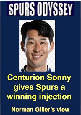 Centurion Sonny gives Spurs a winning injection