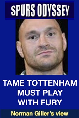 Tame Tottenham must play with fury