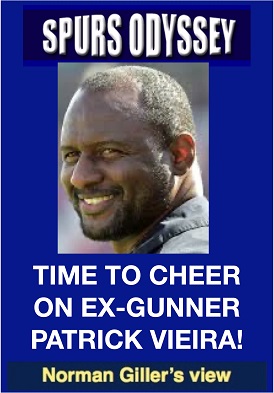 Time to cheer on ex-Gunner Patrick Vieira!