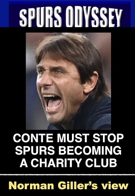 Conte must stop Spurs becoming a charity club