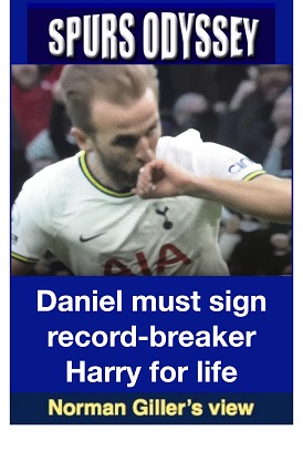 Daniel must sign record-breaker Harry for life