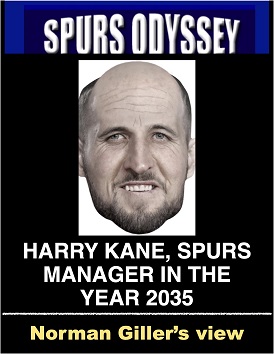 Harry Kane, Spurs manager in the year 2035