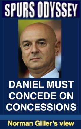 Daniel must concede on concessions
