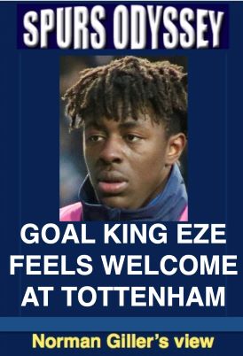 Goal King Eze feels welcome at Tottenham