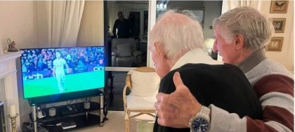 Terry Medwin and Cliff Jones