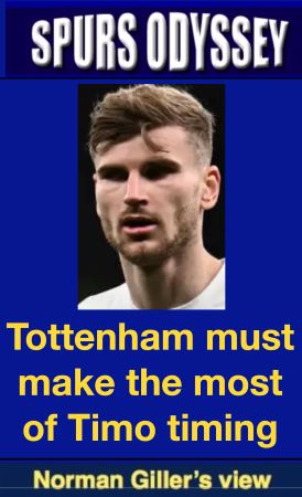 Tottenham must make the most of Timo timing