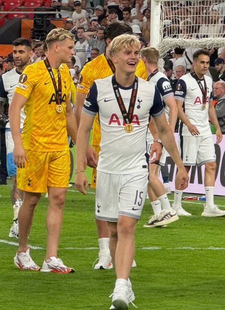 Lucas Bergvall was injured but played such an important part in Spurs' progresss to this final in his debut season