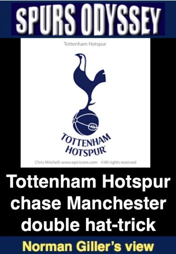Tottenham Hotspur chase Manchester double hat-trick
