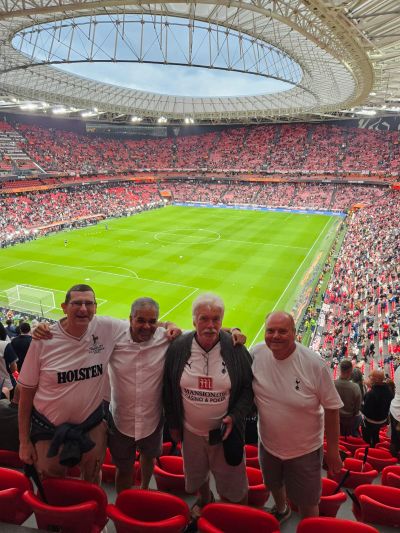 Gary Smith, Cassim Patel, Andy Park and Chris Fincham before kick-off