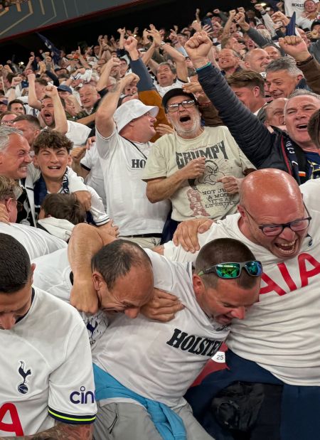 We only went and won the Europa League Final!