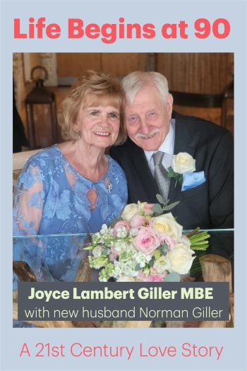 Joyce Lambert Giller MBE with her new husband Norman Giller