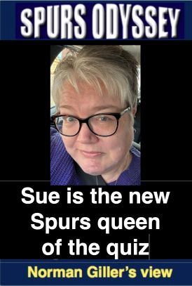 Sue is the new Spurs queen of the quiz