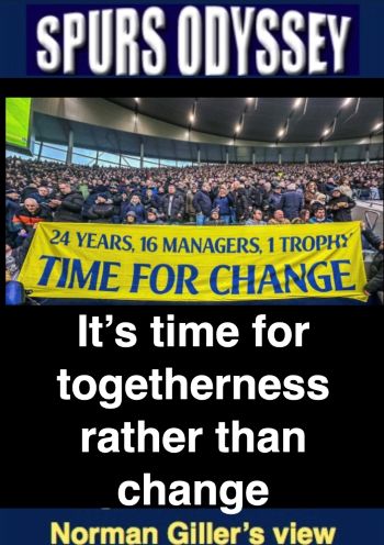 It's time for togetherness rather than change