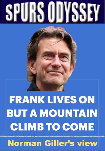 Frank lives on, but a mountain climb to come