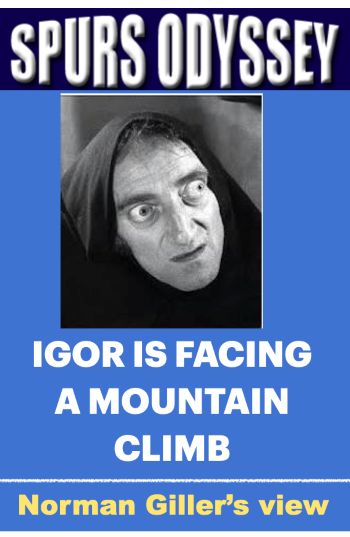 Igor is facing a mountain climb