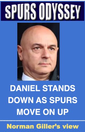 Daniel stands down as Spurs move on up