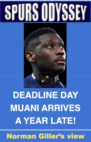 Deadline day Muani arrives a year late!