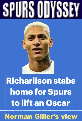 Richarlison stabs home a goal to lift an Oscar