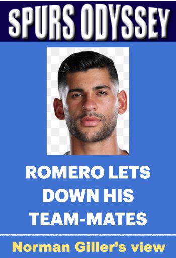 Romero lets down his team-mates