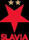 The official crest of Slavia Praha